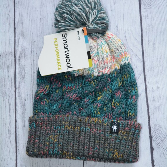 Smartwool Accessories - Smartwool Isto Retro Beanie Mediterranean Green